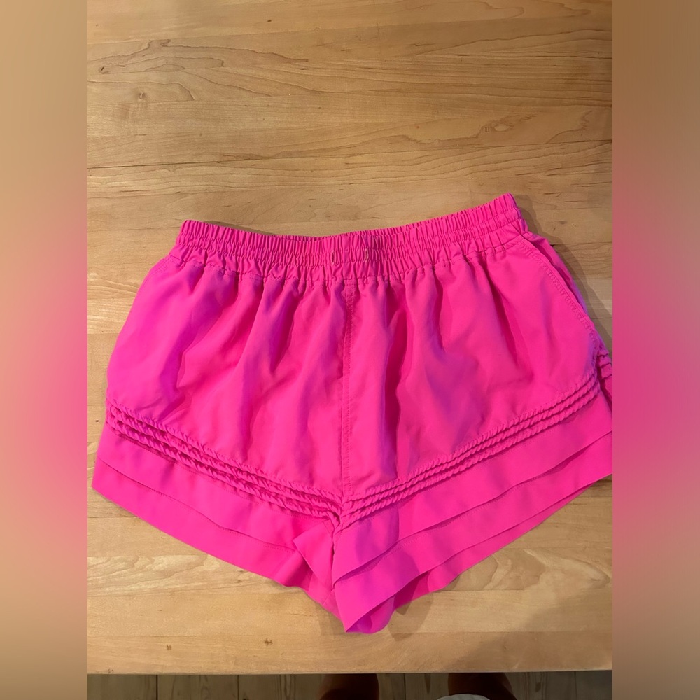 Free People pink shorts. Size Large!